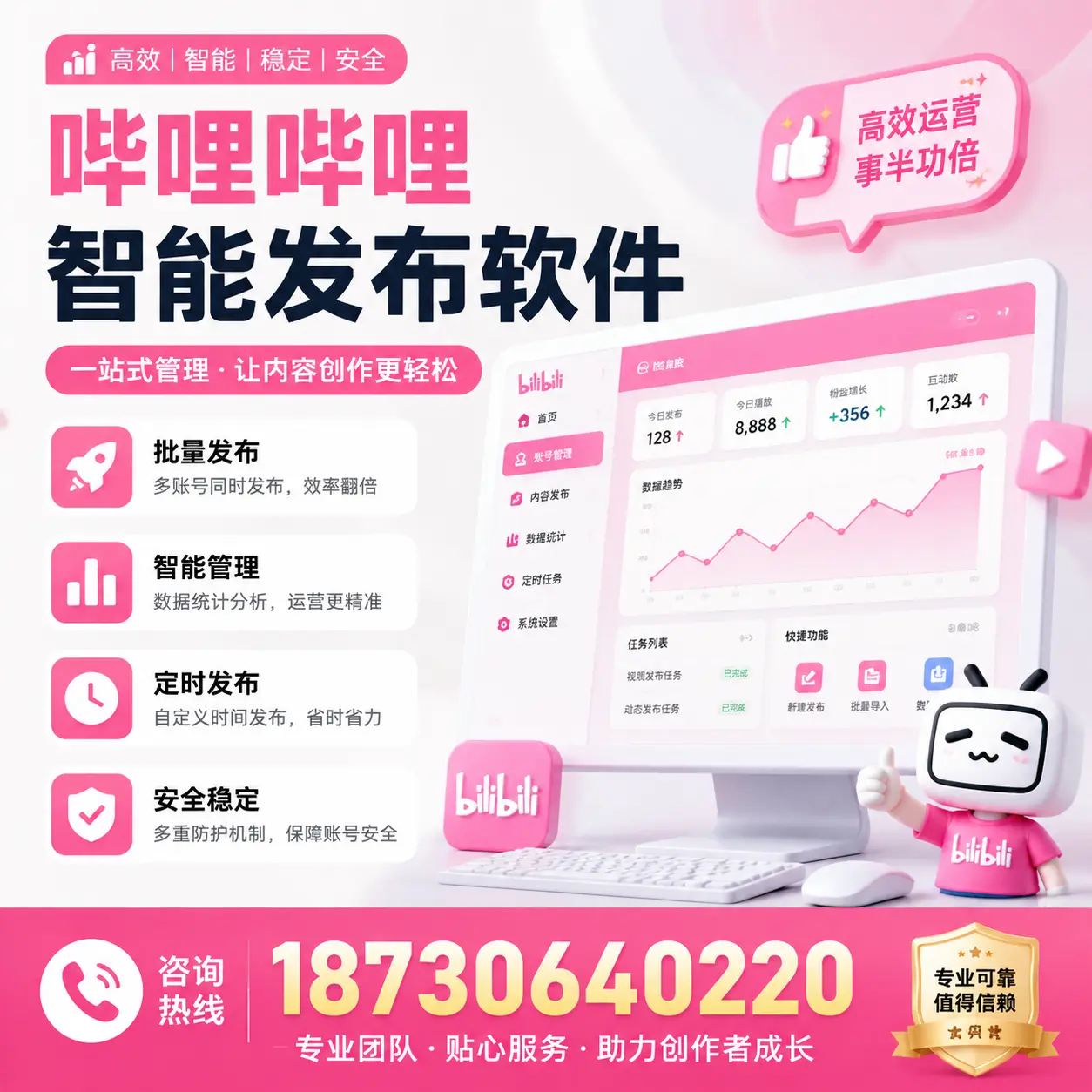 如何评估哔哩哔哩智能发布软件的ROI？邯郸 企业必读